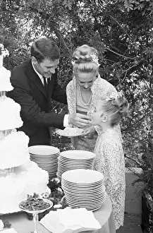 Westwood Prints: Tippi Hedren and Noel Marshall Enjoying Wedding Reception