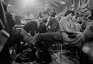 Hyannis Prints: Tired Members of the Press Waiting for Senator Kennedy