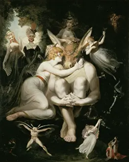 Pagans Prints: Titania Caressing Bottom