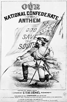 Sheet Music Prints: Title Page To Confederate Anthem