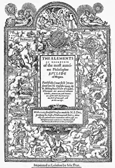 Title Page of Euclids Elements of Geometry