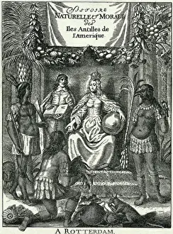 Title Page of Histoire Naturelle et Morale des Iles Antilles de l'Amerique