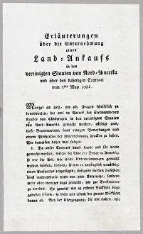 Pamphlet Prints: Title Page Of Pamphlet Written In German
