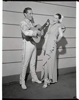 Tito Guizar Playing Guitar for Linda Howard