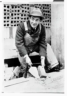 Tito Schipa Laying Brick