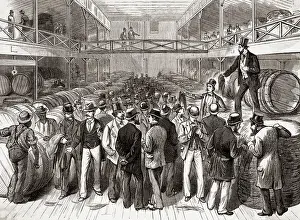 Auction Prints: Tobacco Auction In Louisville, Kentucky