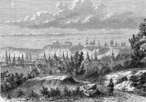 Mountainous Area Prints: Tobolsk, Russian town in the Tyumen Oblast east of the Ural Mountains