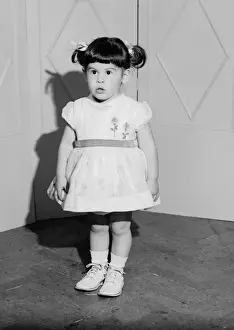 Confusion Prints: Toddler standing in corner