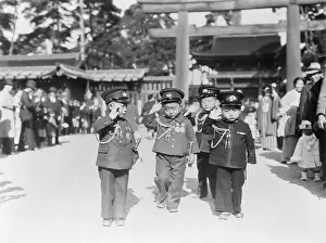 Saluting Prints: Toddlers As Generals And Admirals