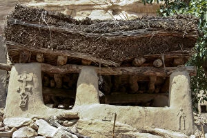 Adobe Collection: A toguna in village of Irelli
