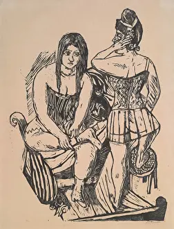 Legs Crossed Prints: At Toilette (Bei Der Toilette)