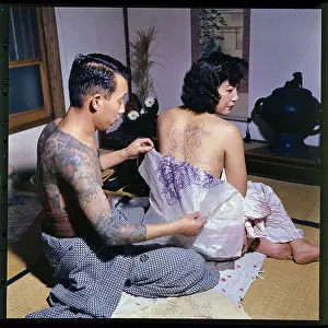 Tokumitsu Uchida Transferring Tattoo Design