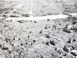 Rubble Prints: Tokyo Bombing Damage