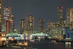 Images Dated 22nd April 2014: Tokyo Waterfront at Night