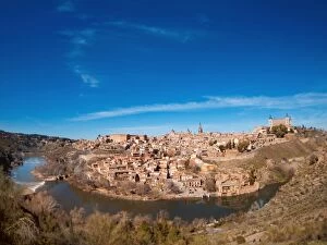 Images Dated 1st March 2016: Toledo, River Tagus and landscape
