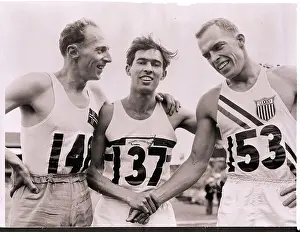 Congratulating Prints: Tom Courtney, Auden Boysen and Derek Johnson