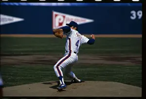 Tom Seaver in Pitching Position