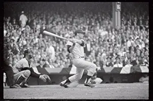 Tom Tresh Hitting a Home Run Ball
