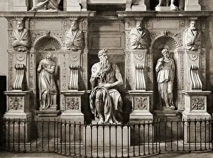 Moses Prints: Tomb of Julius II by Michelangelo Buonarroti
