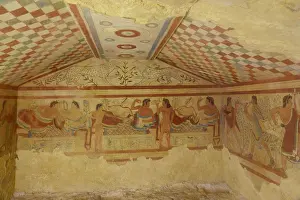 Predator Prints: Tomba dei Leopardi Tomb with frescoes from the 5th century BC