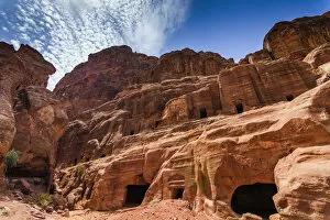 Ravine Collection: Tombs in Petra, Jordan