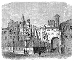 Veneto Prints: The tombs of the Scaliger in Verona
