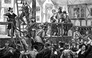 Images Dated 24th August 2012: Tomkins and Challoner, led to gallows, Holborn, London, 1643 (illustration)