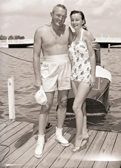 Tommy Dorsey and Jane New on Honeymoon