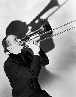 Trombone Prints: Tommy Dorsey Playing The Trombone