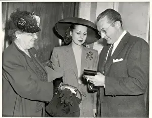 Autographing Prints: Tommy Dorsey Signing an Autograph
