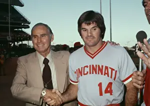 Huty34046 Prints: Tommy Holmes And Pete Rose