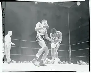 Tommy Jackson Boxing Against Floyd Patterson