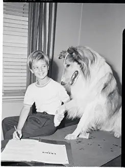 Tommy Rettig With Lassie