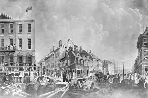 Pedestrian Prints: Tontine Coffee House, N.Y.C. by Francis Guy
