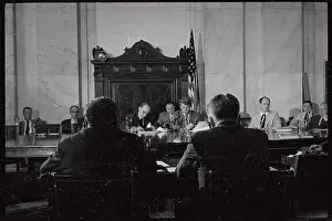 Accardo Prints: Tony Accardo with His Attorney Inside Hearing