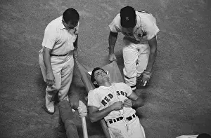Tony Canigliaro Carried Out on Stretcher