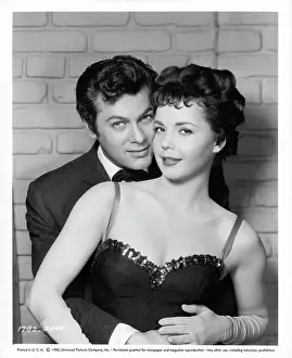 Tony Curtis And Colleen Miller In The Rawhide Years
