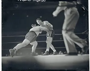Tony Galento Charging at Joe Louis