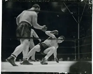 Tony Galento Falling to the Canvas