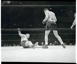 Tony Galento Falling to the Canvas