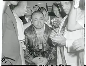 Loss Prints: Tony Galento Relaxing in Dressing Room