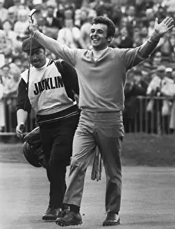 Tony Jacklin Acknowledging Cheers of Fans