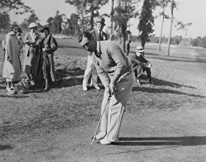 Orlando Prints: Tony Manero Putting Golf Ball