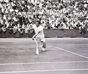 Tony Trabert Playing Tennis