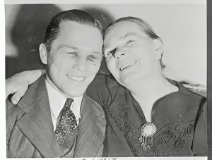 Gary Prints: Tony Zale Embracing His Mother