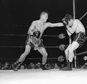 Blocking Prints: Tony Zale Punching Rocky Graziano