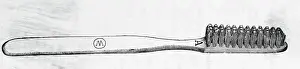 Hygiene Prints: Toothbrush; Engraving