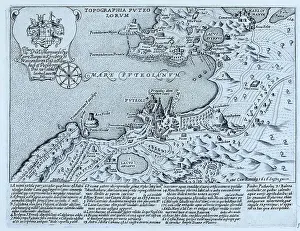 Before Christ Prints: Topographia Puteo Lorum, Mare Puteolanum