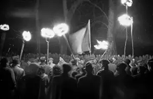 Parades And Processions Prints: Torchlit Parade
