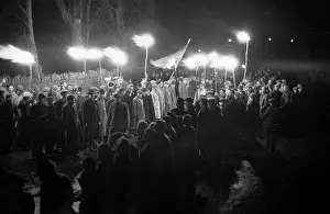 Parades And Processions Prints: Torchlit Procession